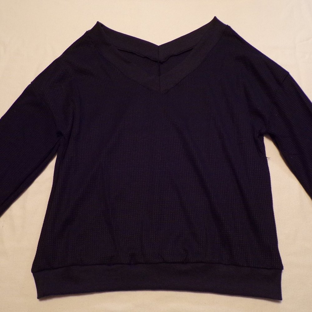 Women's V Neck Knit Sweater